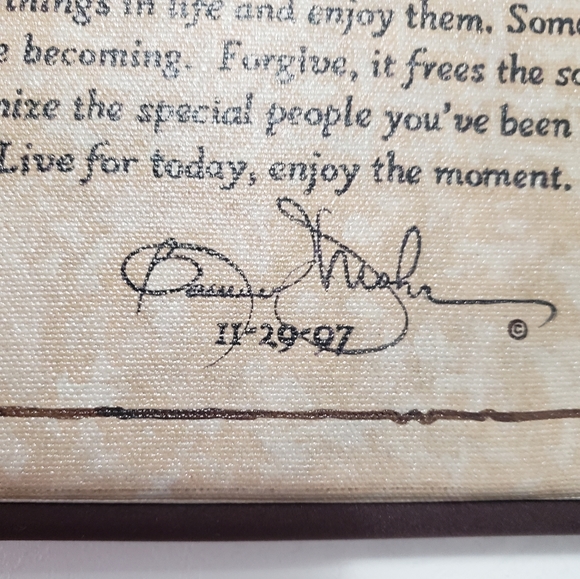 Living Life Bonnie Mohr Authentic Canvas signed and numbered Artwork - Picture 2 of 16